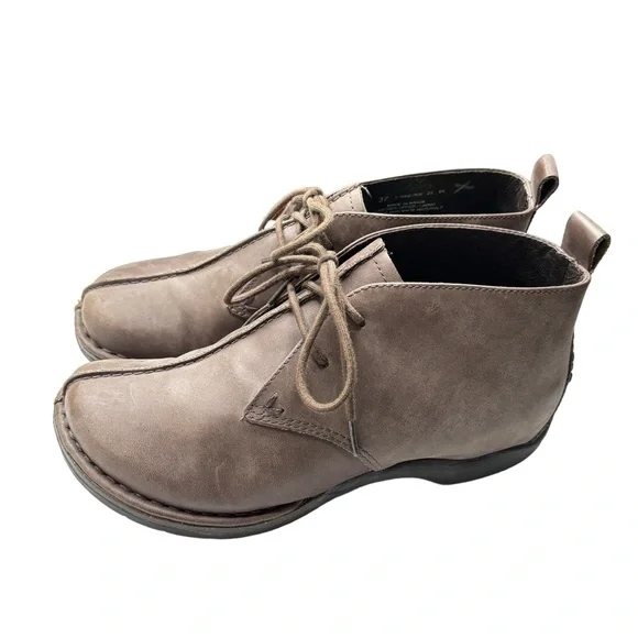 Dansko Womens Lace-Up Chukka Ankle Boots Shoes US 7 EU 37 Brown Nubuck Leather - Picture 11 of 14